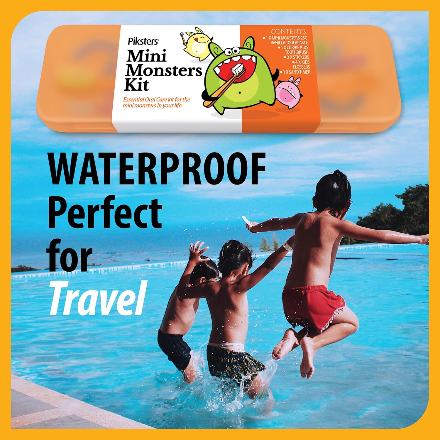 Piksters Junior Mini Monsters Oral Care Kit image number 4