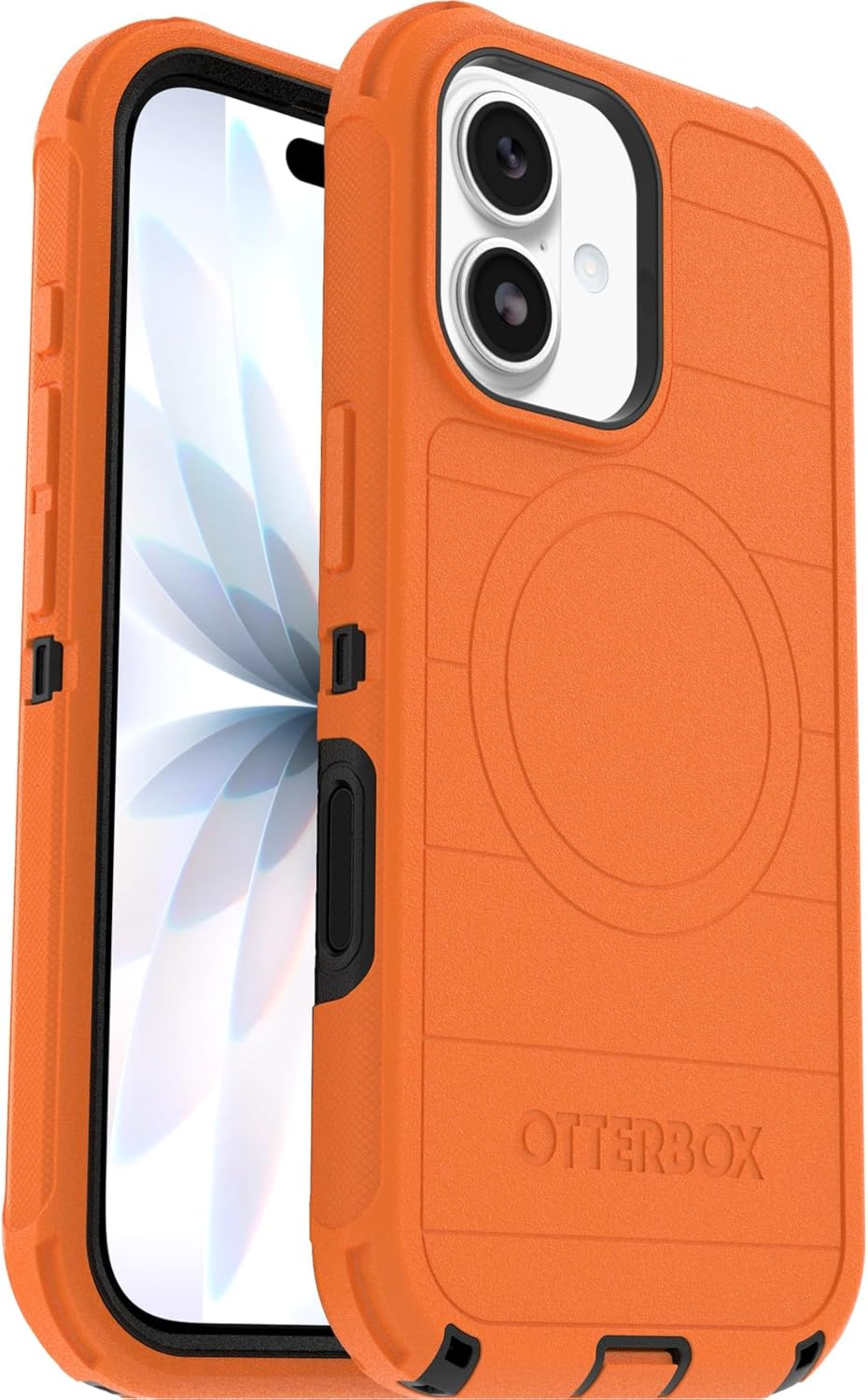 Otterbox Defender Series Pro Magsafe Case for Iphone 17, Shockproof, Drop Proof, Ultra-Rugged, Protective Case, 7X Tested to Military Standard, Orange, Non-Retail Packaging