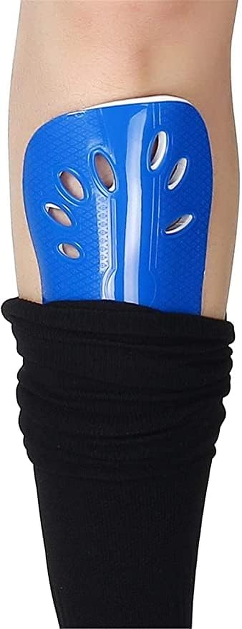 MMIAOO Shin Guards Football Shin Pads - Plastic Breathable Leggings Running Jogging Protectors for Kids and Adults image number 5