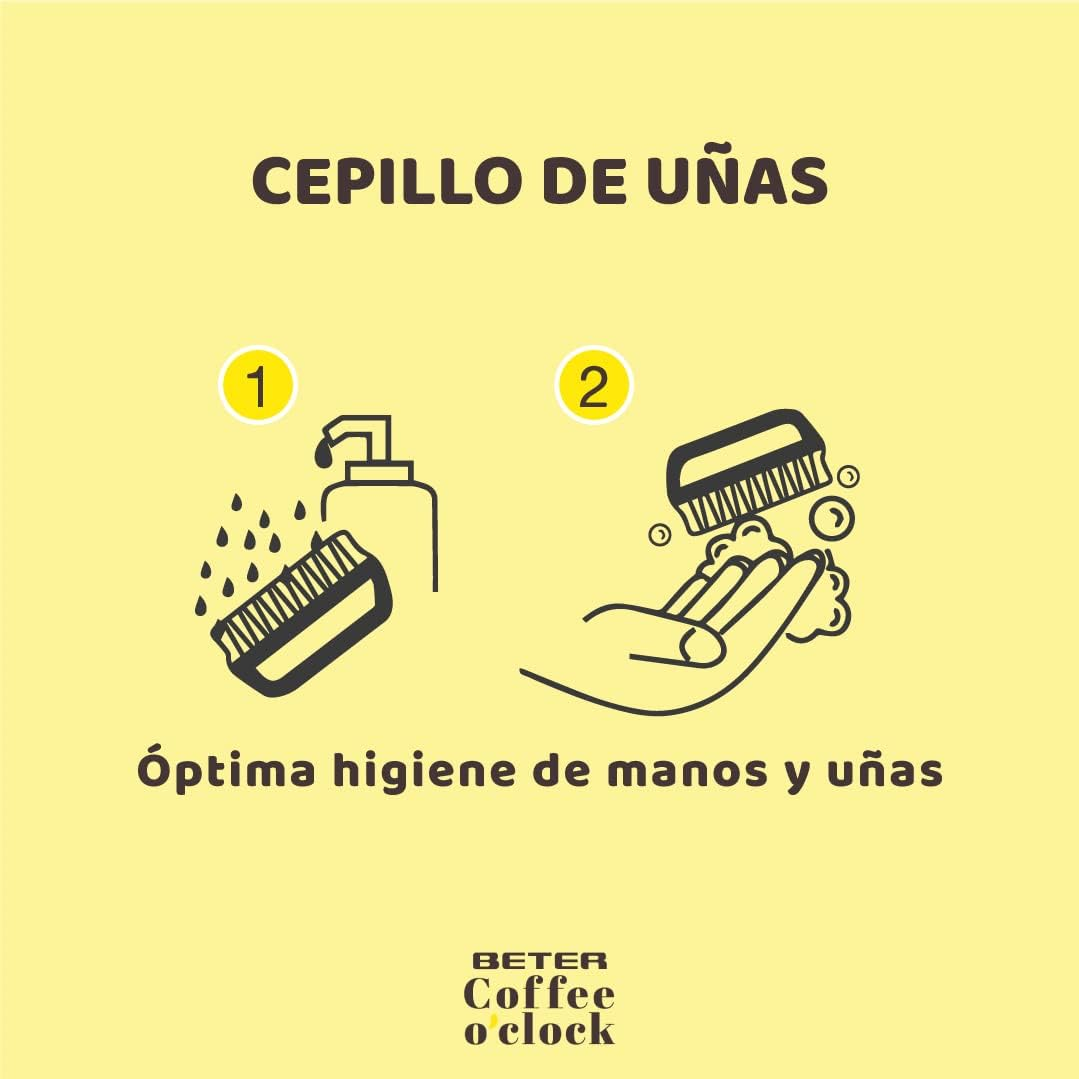 Beter - Nail Brush, Elbaorated with Recycled Plastic - Coffee O'Clock Model image number 3