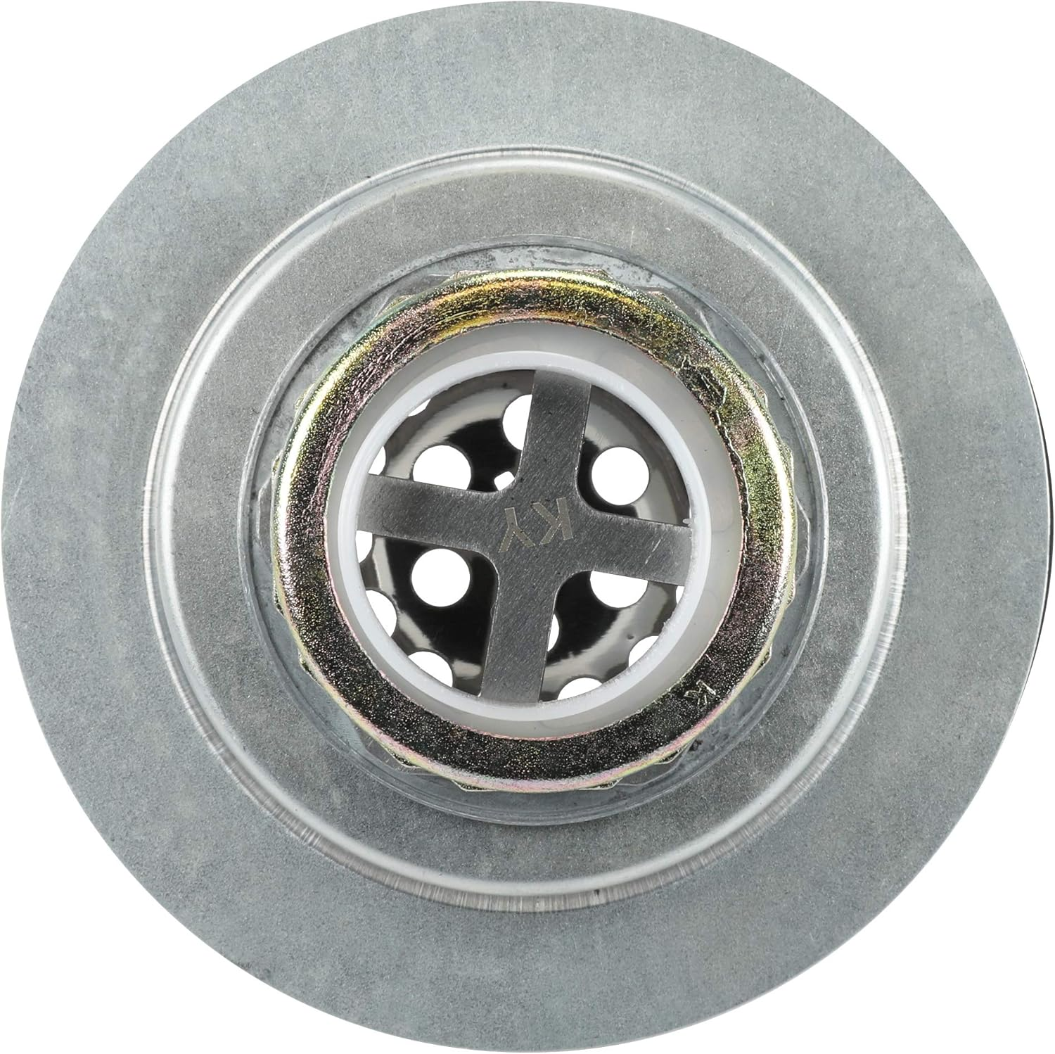 Danco 10644 4-1/2" Mobile Home Flat Top Shower Drain Strainer, Chrome image number 2