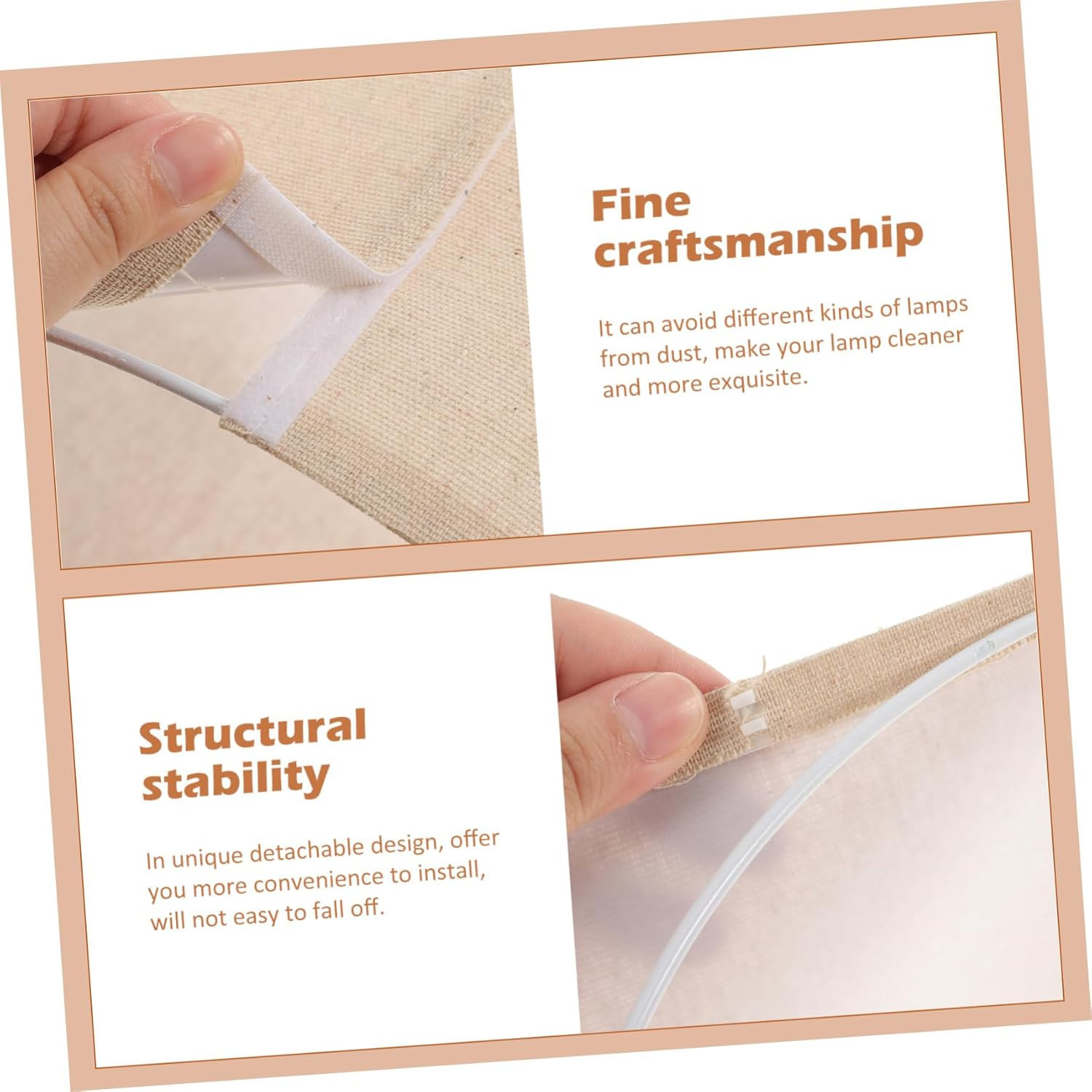 Zerodeko Drum Lampshade, Replacement Lamp Shade for Floor Lamp, Bedside or Table Lamp image number 6