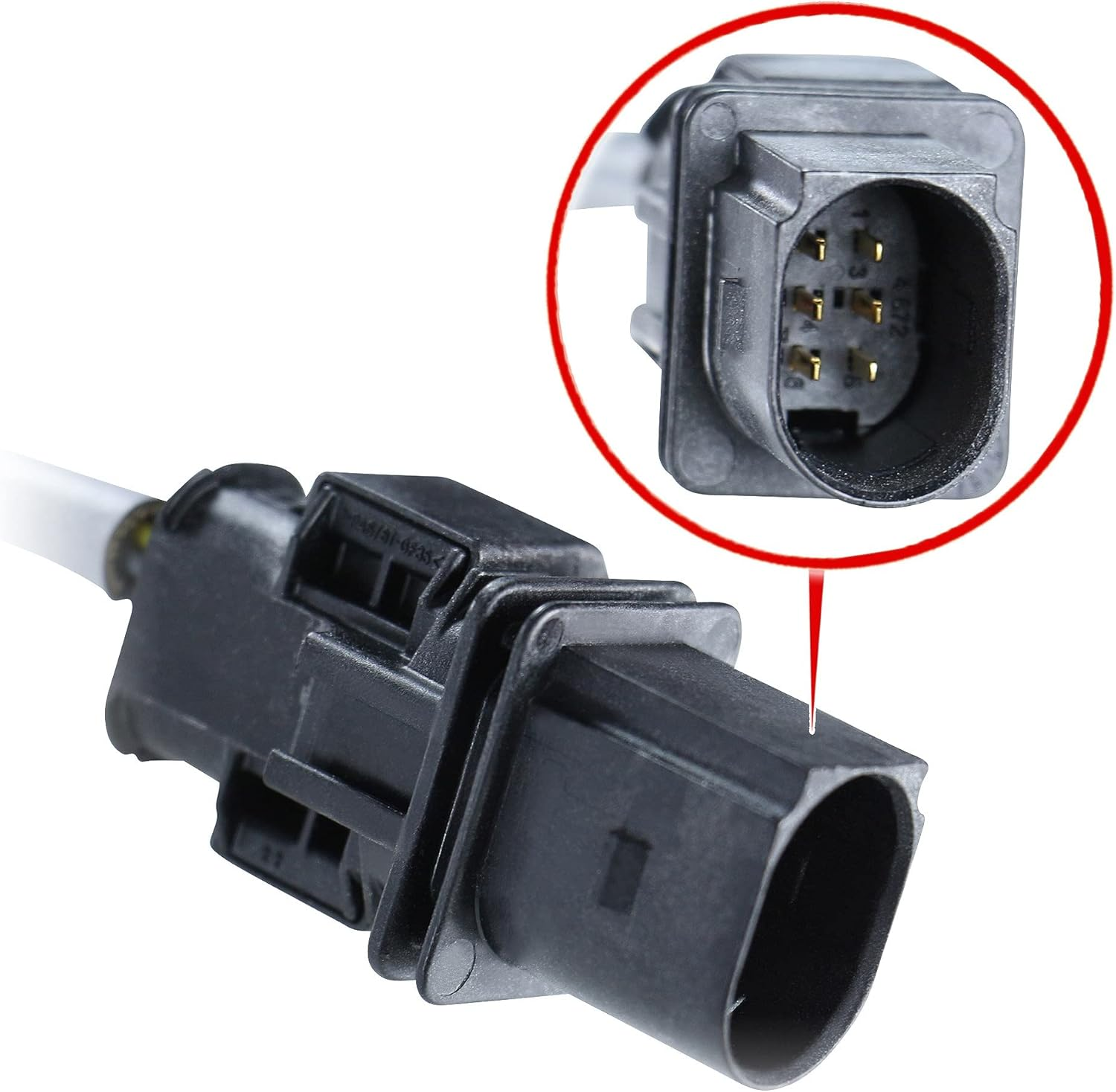 Genuine Bosch Lambda Oxygen Sensor Pre Cat Upstream 0281004148-5 Circuits, 750Mm Overall Length - High-Quality Replacement Part for Optimal Engine Performance image number 3