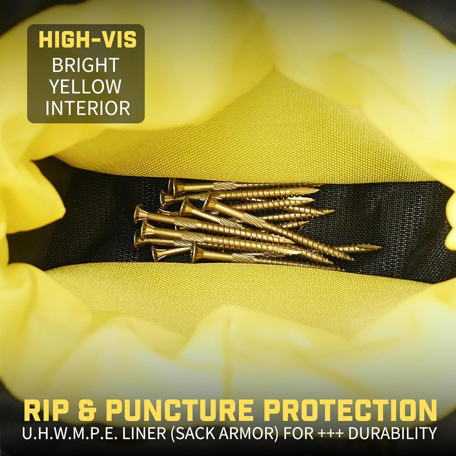 Holstery Big Joey Pouch | Clip-On Tool Belt Bag for Tools, Screws, and Nails - Great for an Electrician, HVAC Tech, Plumber, Carpenter, Contractor, and Handy Man - Small Utility Pouch,Grey image number 6