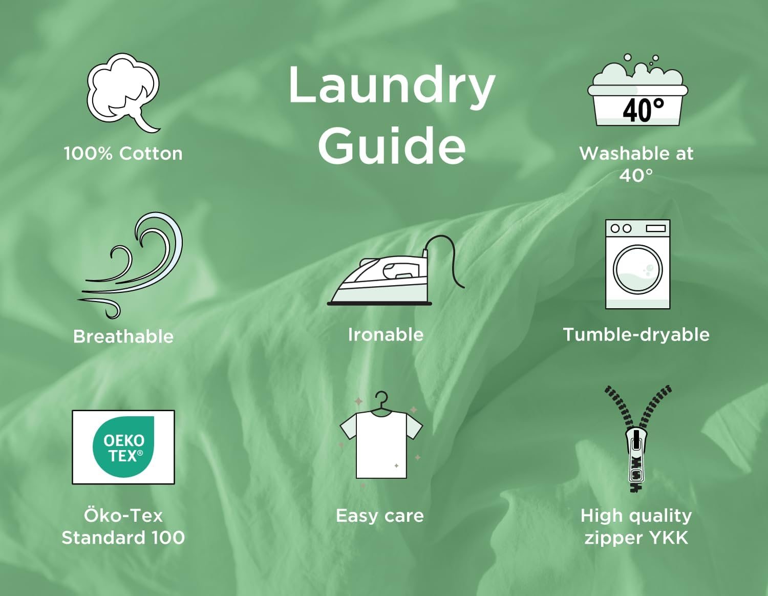 Jerry Fabrics Stitch Ohana Reversible Bed Linen 100 X 135 Cm & Pillow Duvet Cover Set, 100% Cotton, Cot Bed image number 1