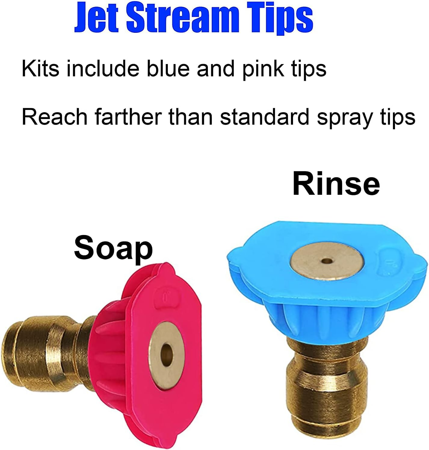 Tool Pressure Washer Accessories Kit 7 Power Washer Spray Nozzle Tips Quick Connecting Pivoting Coupler image number 6