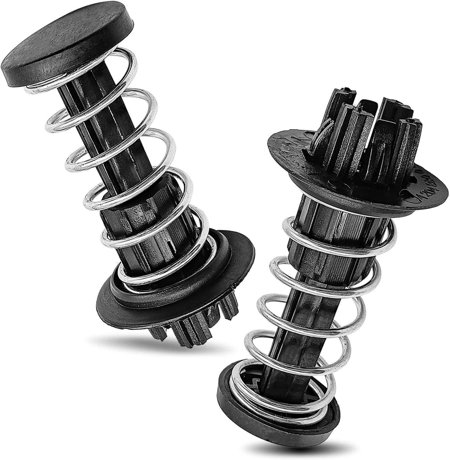 Syudwen A2048800227 Hood Catch Spring Safety Engine Hood Spring, Engine Cover Safety Clip Buffer Compatible with Mercedes Benz X204 W204 C300 W212 C350 2 Pack Black image number 5