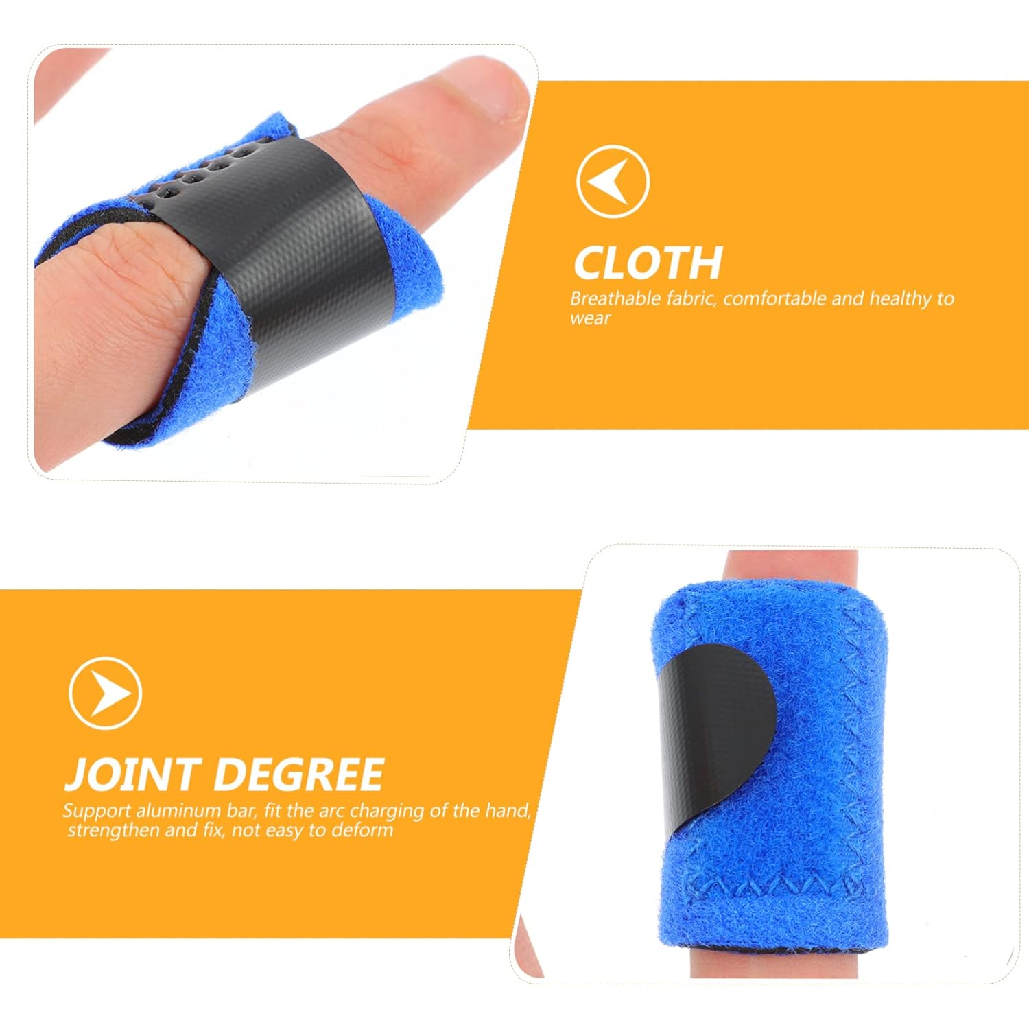 2Pcs Splint for Mallet Support Braces with Support Bar for Relief and Stabilization image number 2