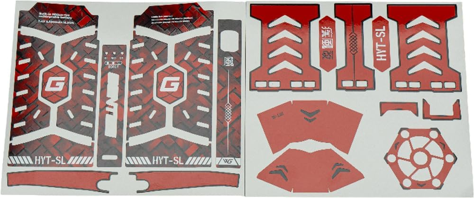 GENTOS RS-HYT2502-RB Rap Grade Custom Wrap Blower for Shifty HYT-SL, Red Burst image number 3