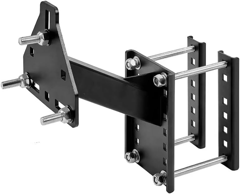 Heavy-Duty Trailer Spare Tire Carrier Mount,Universal Fit 4/5/6/8 Lug Wheels,Up to 160 Lbs Capacity,For Utility Boat RV Trailers,4"-6.5" Bolt Patterns image number 2