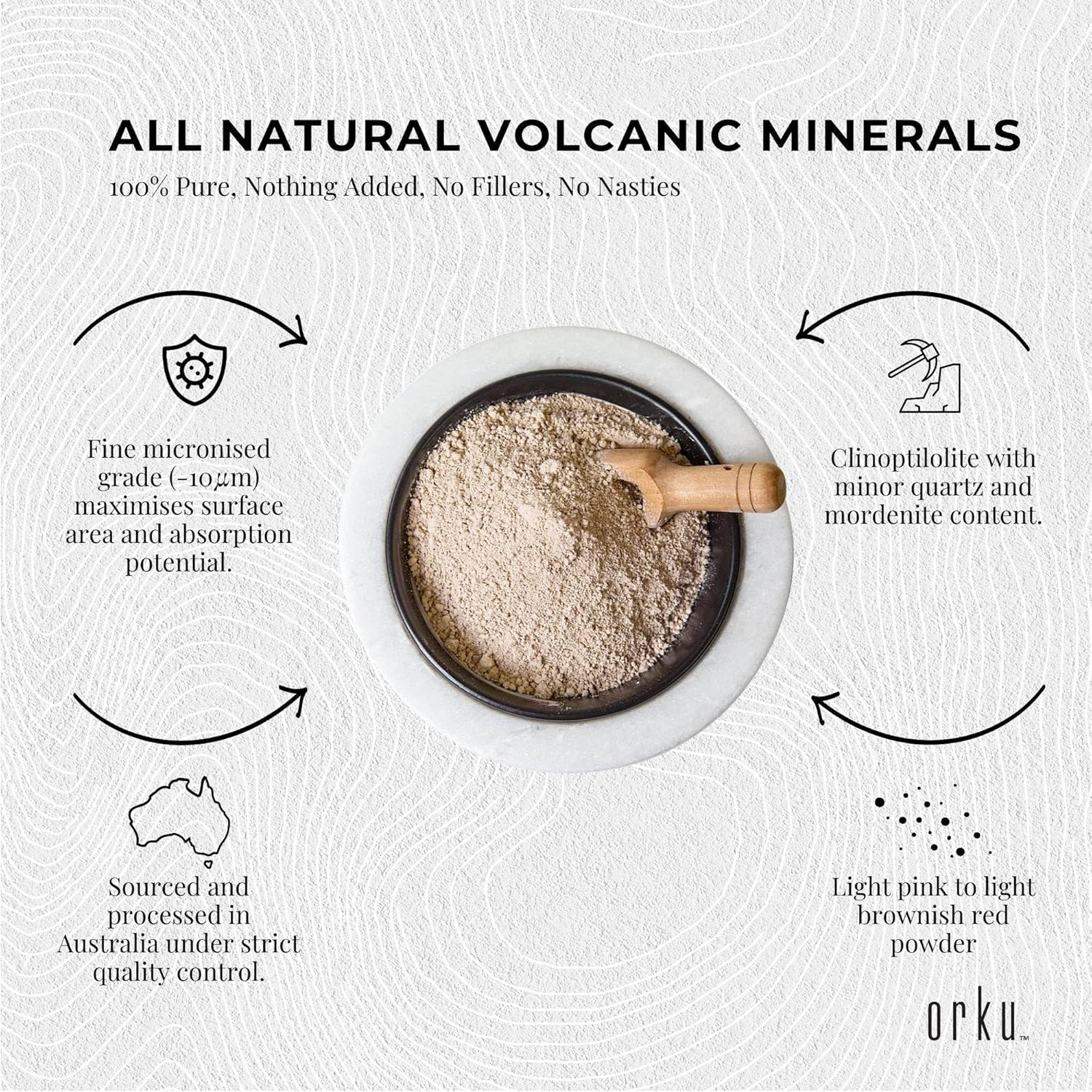 400G Pure Micronised Zeolite Powder Mineral - Micronized Volcamin image number 5