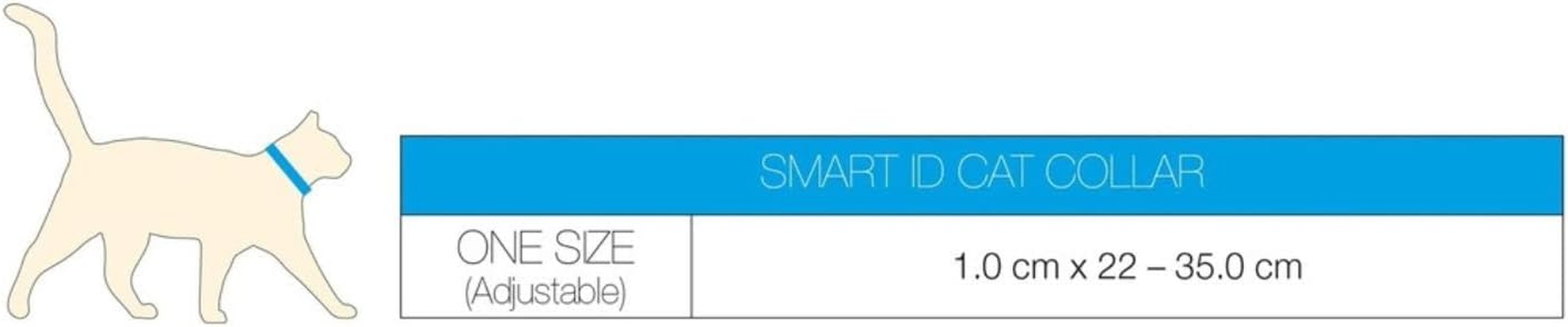 Max & Molly Smart ID Cat Collar Blue Ocean Safety Buckle Comfortable Vented Durable Design Waterproof Fun image number 2