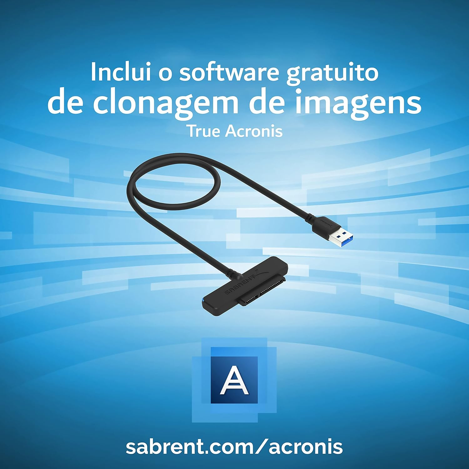 Sabrent USB 3.0 to SSD / 2.5-Inch SATA I/Ii/Iiihard Drive Adapter (EC-SSHD) image number 3