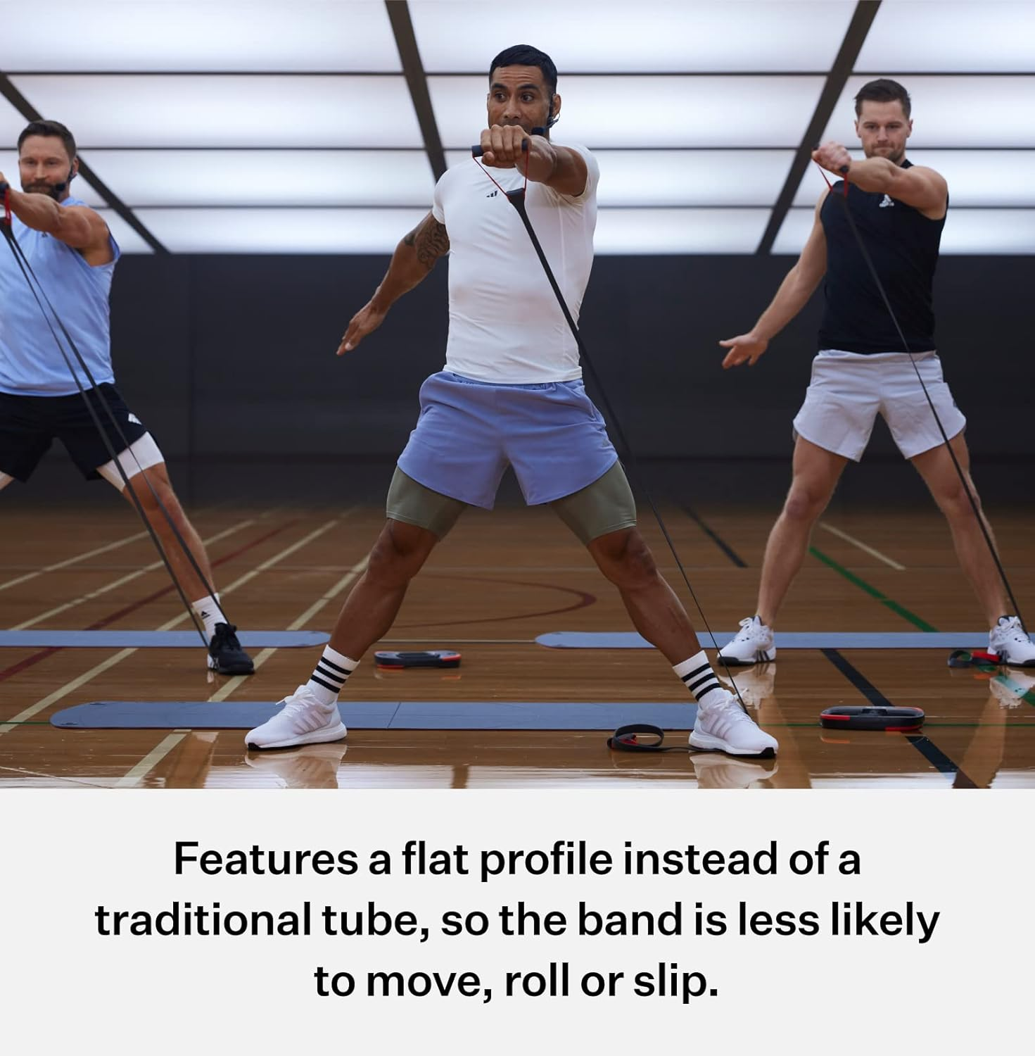 Les Mills&trade; Resistance Band for Any Workouts with Pull up Bands, Booty Bands and Pilates Flexbands image number 3