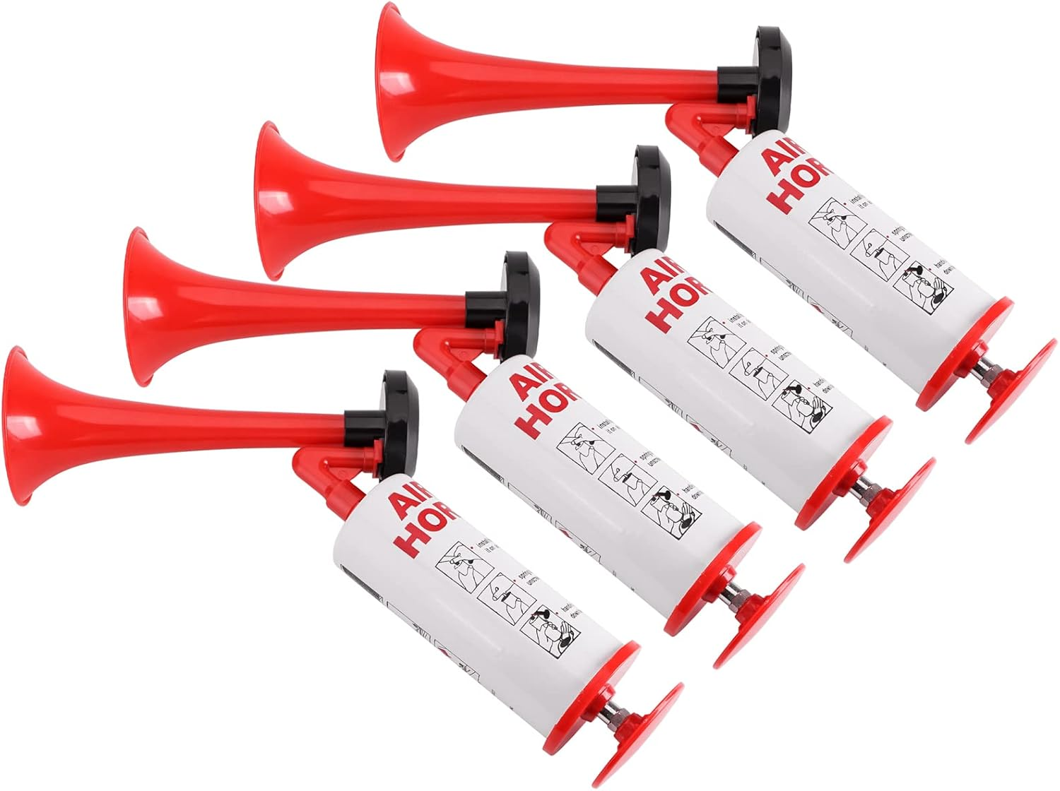 AOLIHAN Handheld Air Horn, Aluminum+Abs Portable Handheld Air Pump Horn