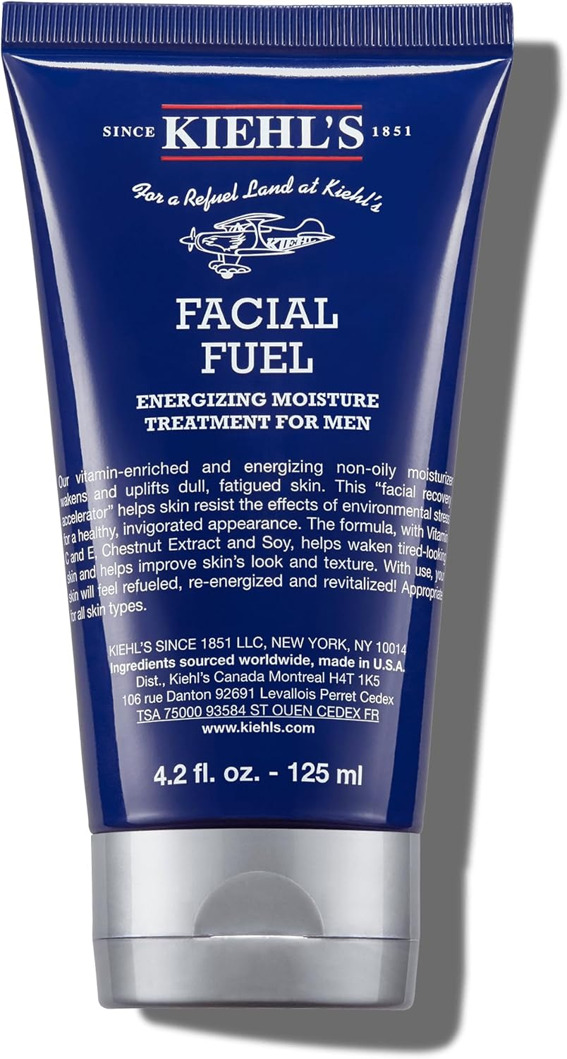 Kiehl'S Facial Fuel Moisturizer, Men'S Face Cream, with Vitamin C and Caffeine That Contain Antioxidants to Help Energize and Reduce Dullness, Non-Greasy, Paraben, and Sulfate Free - 4.2 Fl Oz image number 2