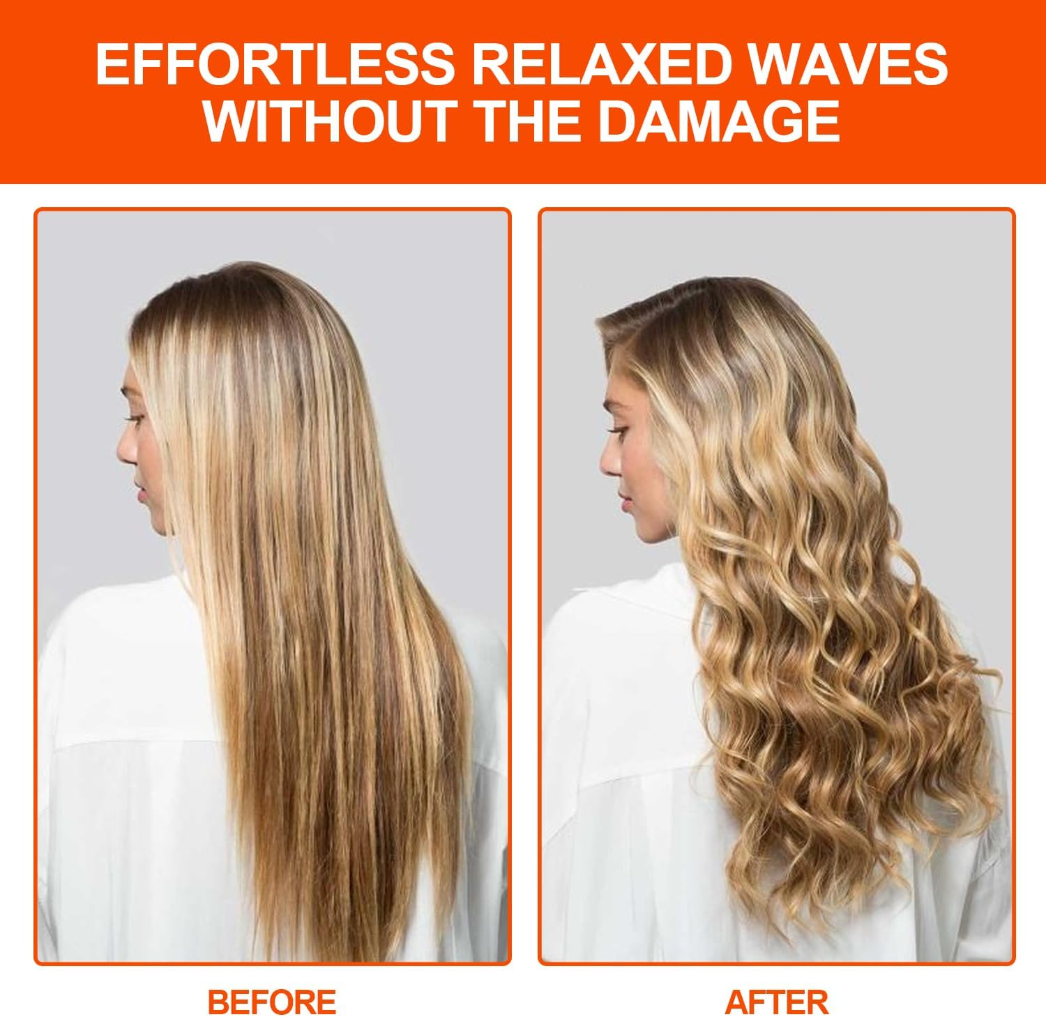 Jumbo Heatless Hair Curlers for Long Hair,H HOME-MART Overnight Wavy Hair Curlers Blowout Rods Heatless Curls Curling Headband No Heat Hair Rollers for Long Hair Volume Blow Out Women (Pink with Silk Head Scarf, One Size) image number 1