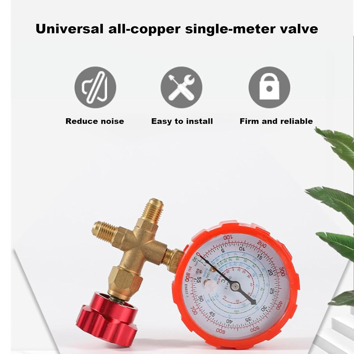AC Manifold Gauge - Air Conditioning Gauges - Automotive Accessories, Precise Refrigeration Gauges, A/C System Maintenance R134A R22 R410A R404A image number 6