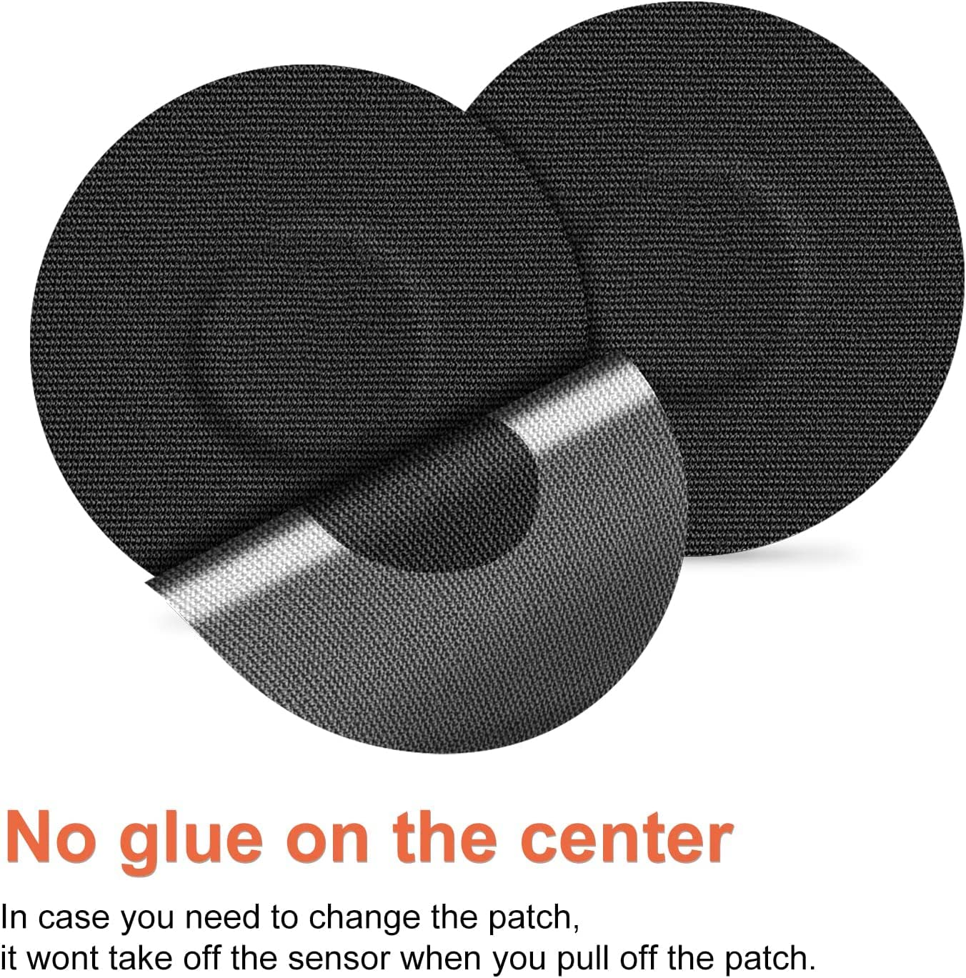 Freestyle Adhesive Patches 25Pack Waterproof Libre2/3 Sensor Covers Flesh Flexible CGM Patches without Glue in the Center-Enlite-Guardian-Freestyle Libre 14 Day Sensor Patches (Skin Colour)