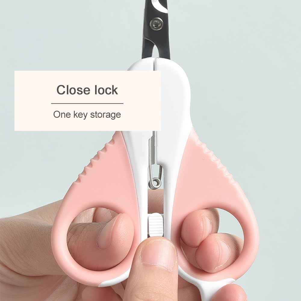 BPS Pet Cat Scissors Stainless Steel Plastic Professional Product for Pets (Grey) BPS-5587GR image number 3