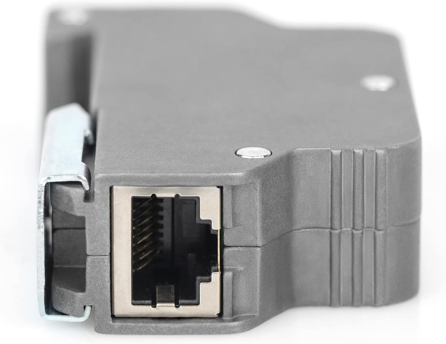 DIGITUS Poe Surge Protection - up to 10 Kv - 2X RJ45 Port - Poe++ - DIN Rail Mount - IP40 Protection Class - 10/100/1000Mbps