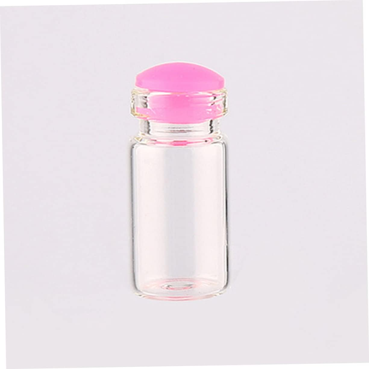 Amosfun 150Pcs Mini Wish Bottle Glass Wish Bottle Silicone Plug for DIY Message Wedding Decorations and Party Favors Random Color image number 6