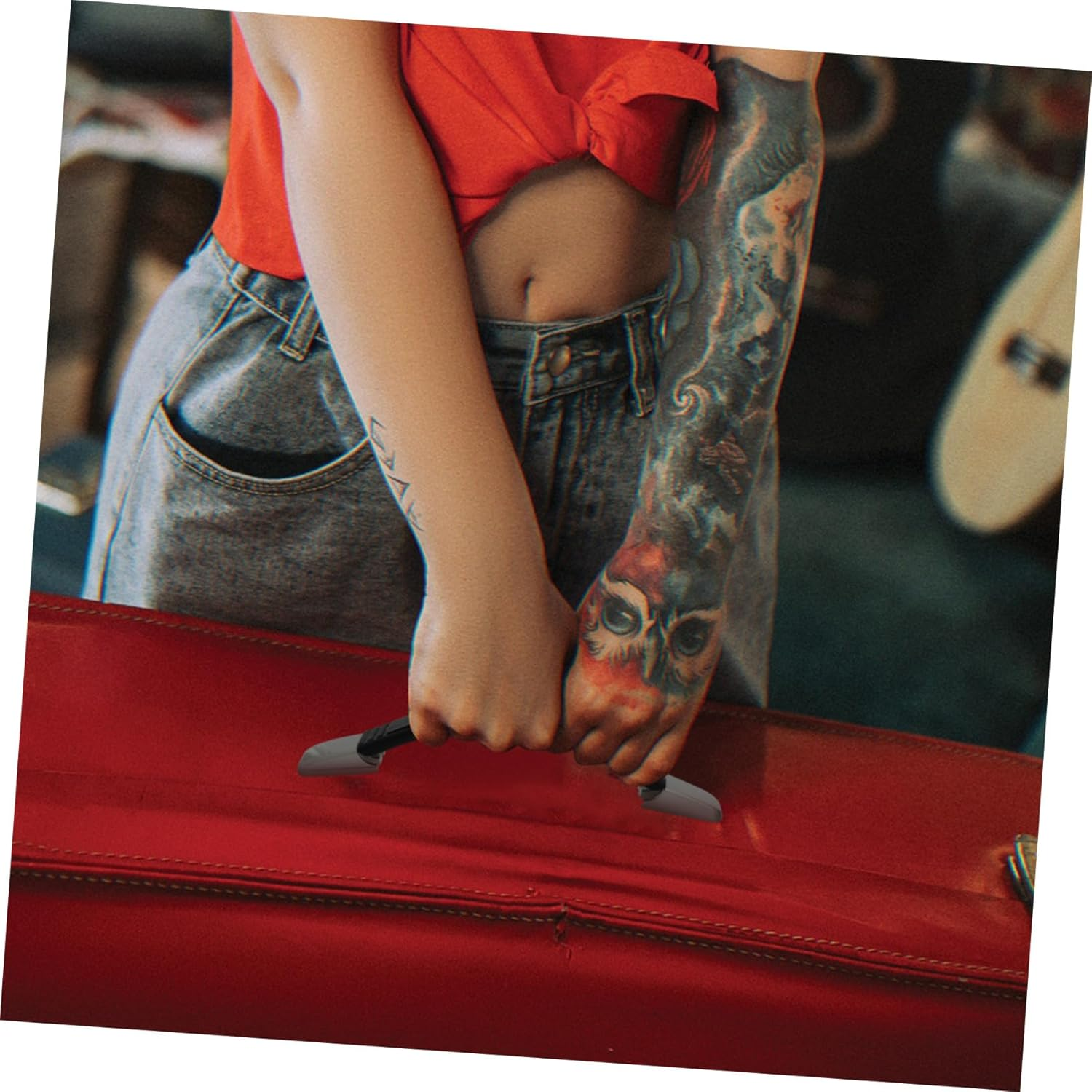 Healvian Replacement Suitcase Handle for Luggage Case Travel Grip Strap Easy to Install Comfortable Carrying Grip for Suitcase Box and Travel Gear image number 4