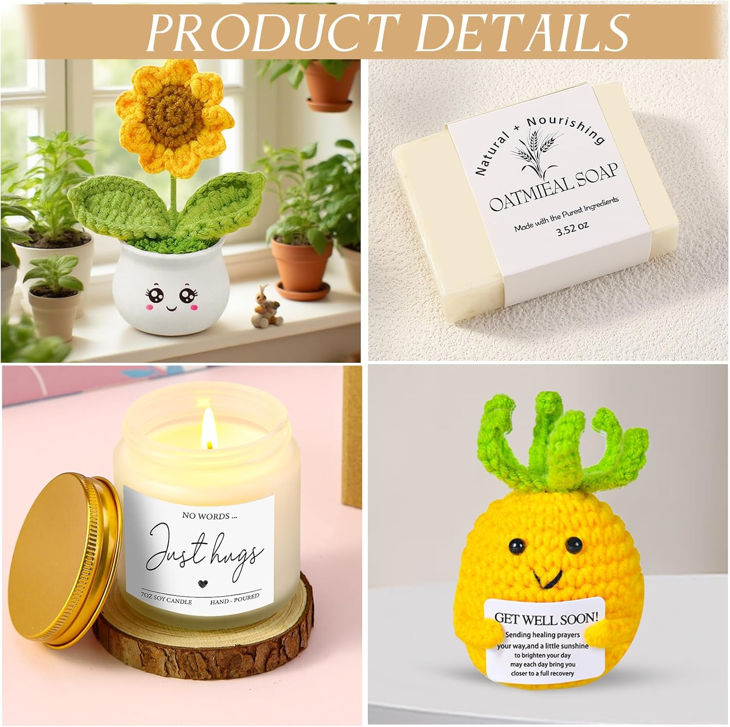 Get Well Care Package Gifts for Women, Self Care Gifts Basket, after Surgery Recovery Gift Set for Friends Sister Mom, Thank of You Present for Her