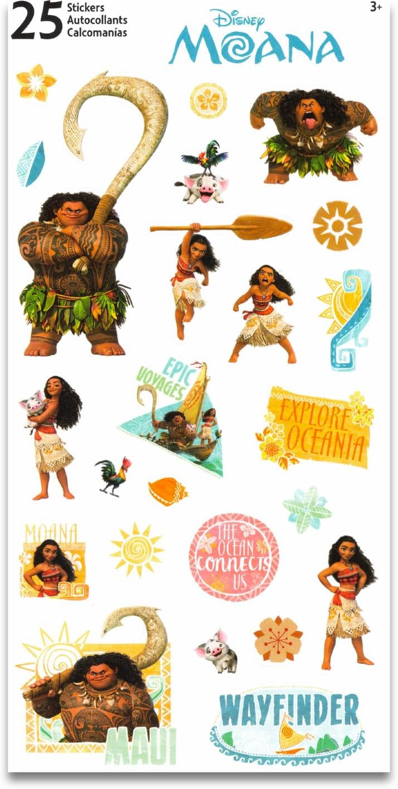 Disney Moana Backpack and Lunch Set for Girls - Bundle with 16&rdquo; School Bag, Lunch Box, Stickers, and More | Moana Backpack for Kids, Girls, Toddlers, Multicolor, Moana Backpack with Lunch Box, Moana image number 2