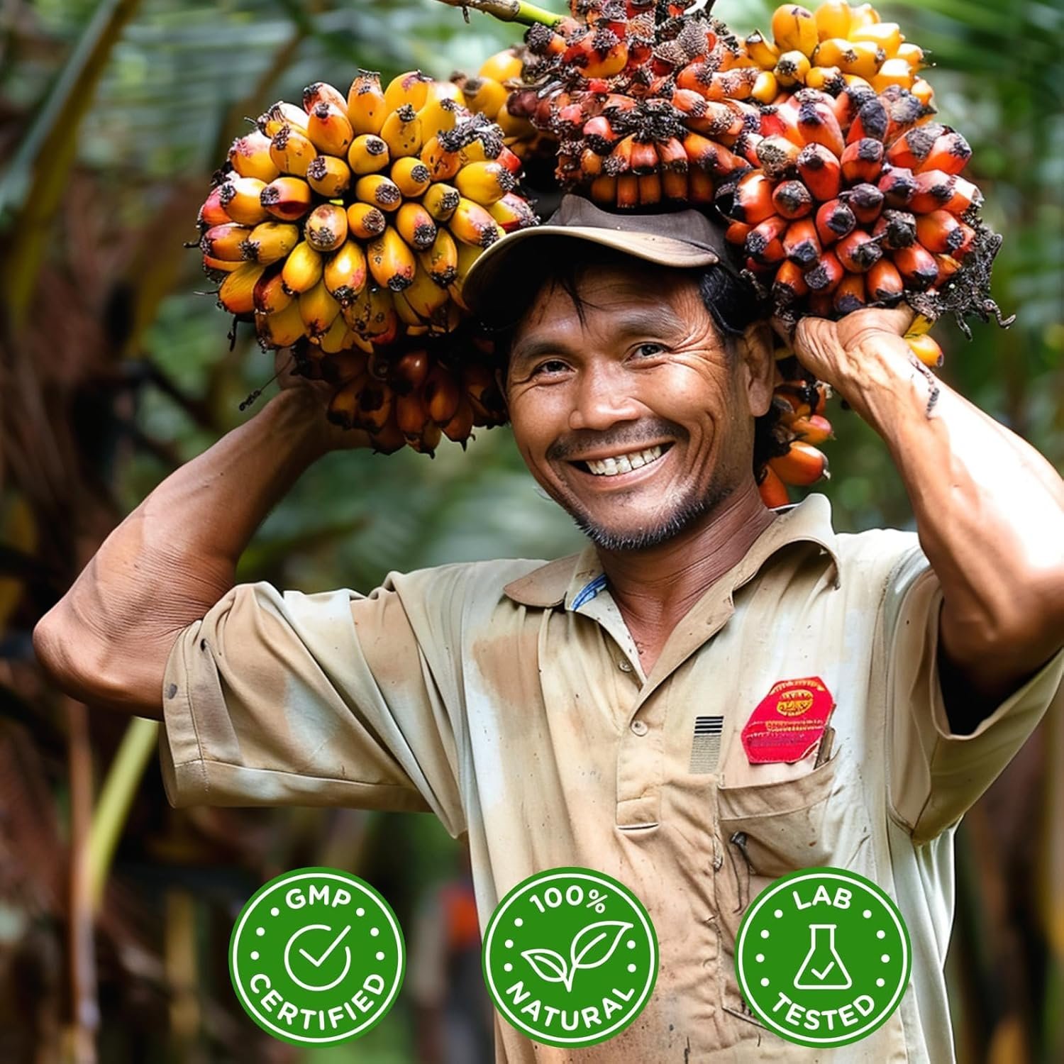 Organic Batana Oil for Hair | 100% Pure & Natural Batana Oil Skin Moisturizer Eyebrows | Premium Quality | Cold-Pressed, Unrefined Batana Oil from Honduras | Ideal for Men & Women | 125 ML image number 4