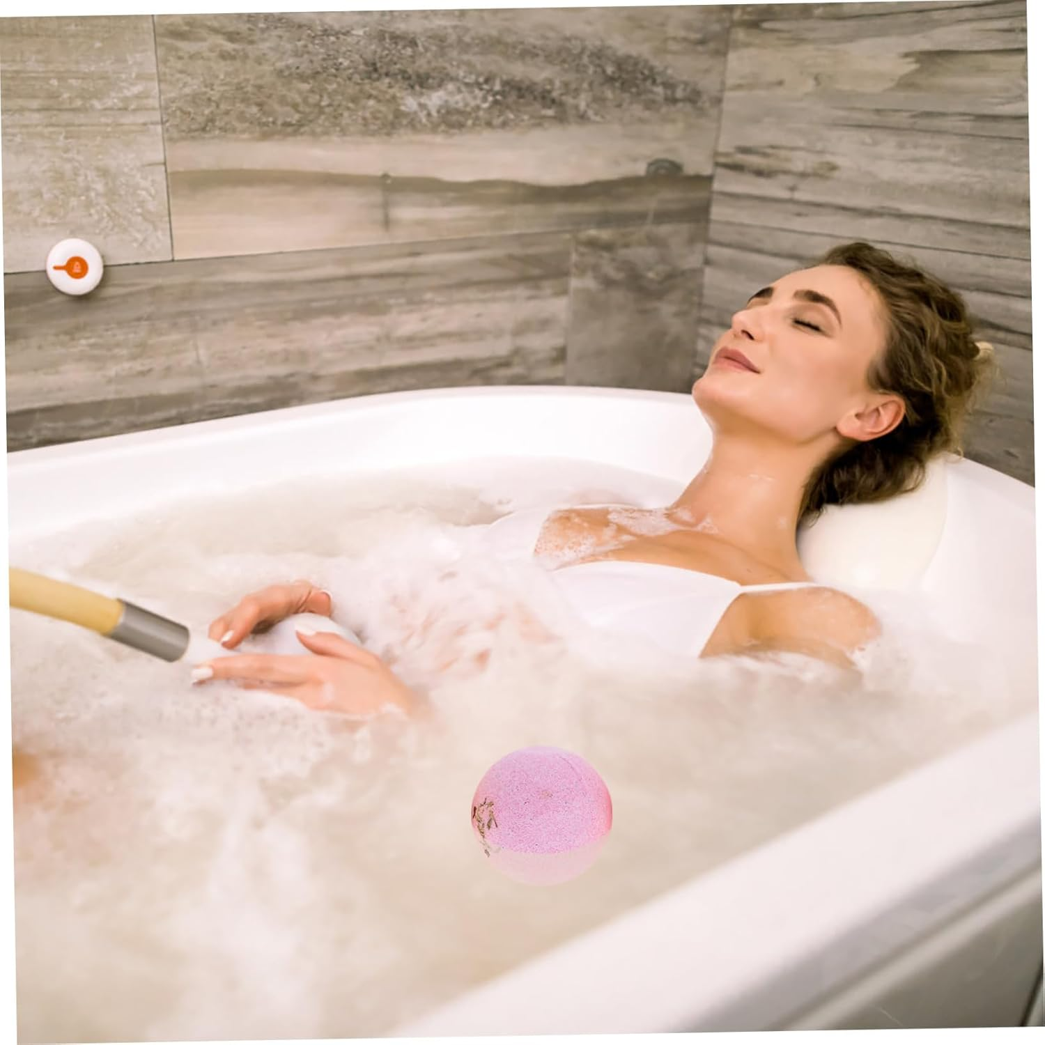 Healeved 9Pcs Bath Spa Bombs Exfoliating Bath Balls Essential Oils Relaxing Shower Steamer image number 5