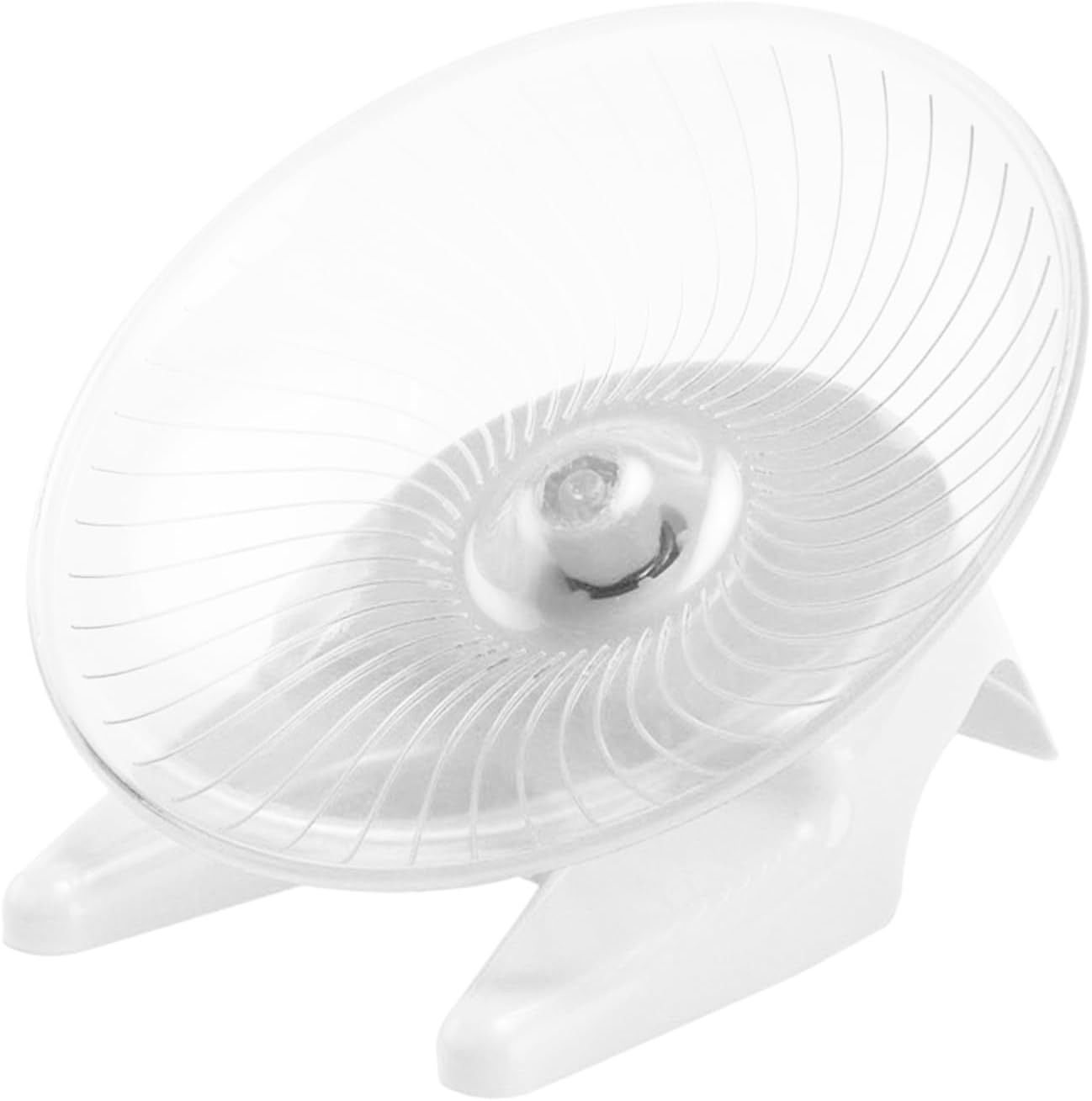 Fulenyi Hamster Wheels | Non-Slip Transparent Wheels for Hamster Exercises | Animal Habitat for Hamsters, Honey Bunnies, Gerbils with Fat Tail, Dwarf Hamsters image number 6