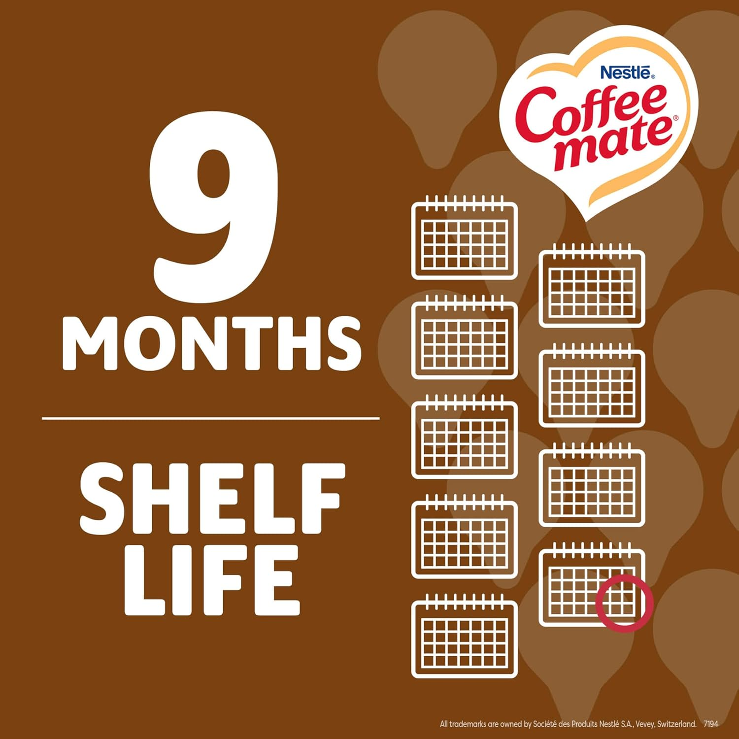 Nestle Coffee Mate Coffee Creamer, Snickers, Liquid Creamer Singles, Non Dairy, No Refrigeration, Box of 50 Singles (Pack of 4) image number 1