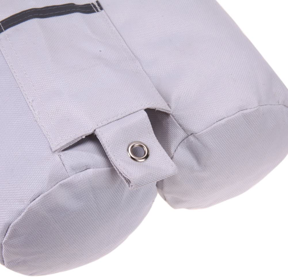 MOOCY White Sand Bags(120Lbs) for Pop up Canopy Tent,1680D Heavy Duty White Canopy Weight Perfectly Matched with White Canopy/Gazebo/Patio Umbrellas,Set of 4