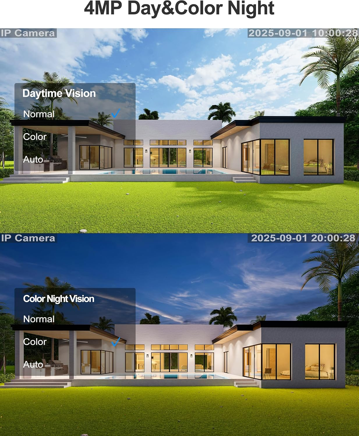 GENBOLT 2.5K PTZ Wifi Security Camera Outdoor with Poe, Dual Lens CCTV Home Surveillance Camera with 10X Hybrid Zoom, IP Camera with Color Night 4MP, Auto Tracking Humanoid Detection(2.4&5Ghz) image number 3