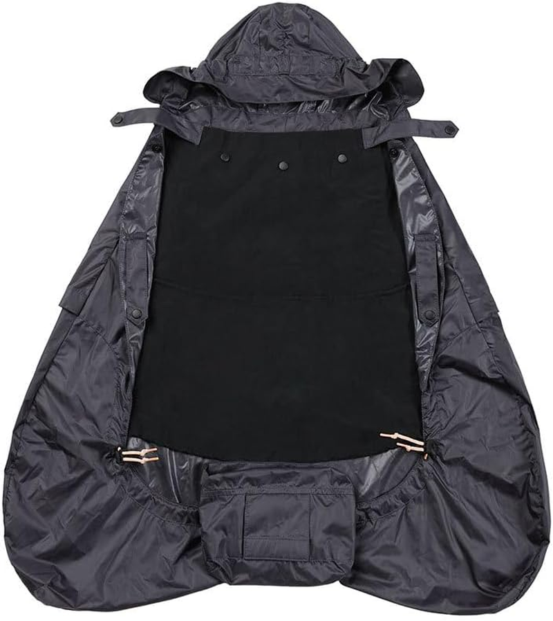 Ergobaby Wind Cover and Rain Cover, Wind Protection and Rain Cover for All Ergobaby Baby Carriers, Water-Repellent Cover, Charcoal image number 4