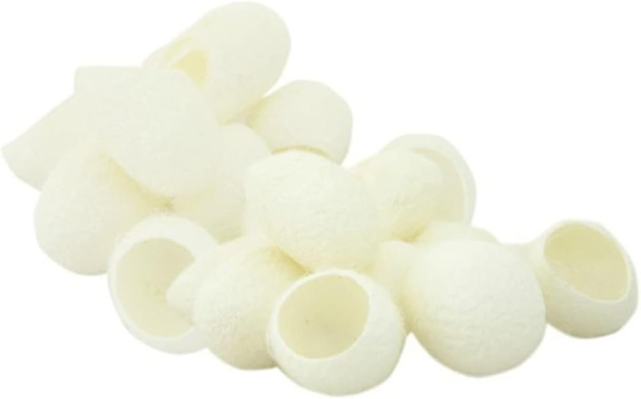 FOMIYES Natural Silk Facial Cleaning Balls 200Pcs for Skin Care Exfoliation and Blackhead Removal Gentle Scrub for Skin Types for Daily Use image number 6