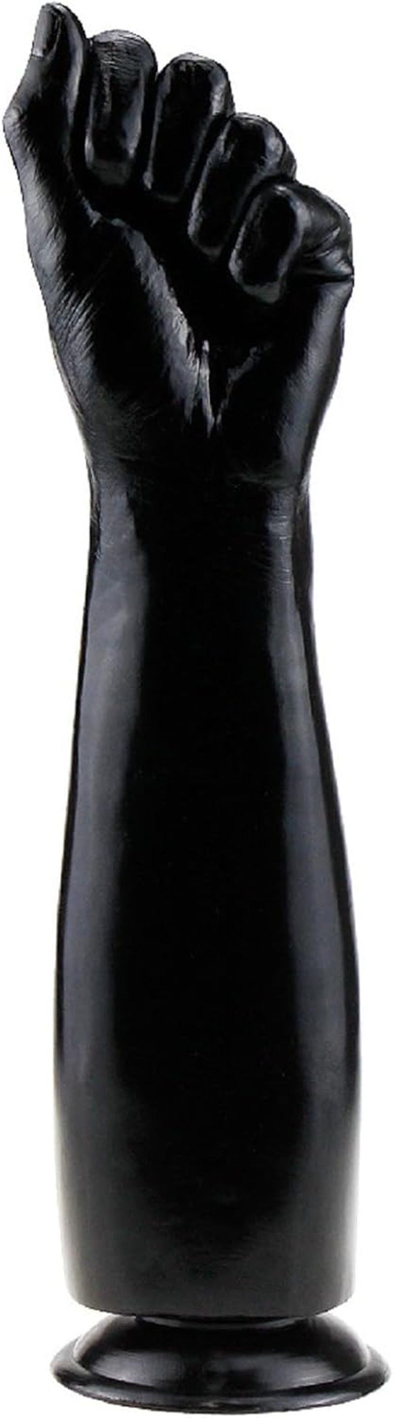 Huge Clenched Fisting Dildo, Extra Large Fist Dildo Anal Plug, Realistic Hand Dildo with Suction Cup G-Spot Vaginal Masturbation HUGE Monster Fisting Sex Toy (Black) image number 4