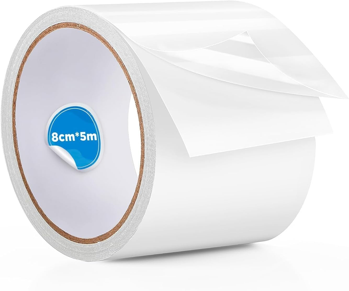 Ecooe TPU Repair Tape, Clear Tape, 8Cm X 5M, Waterproof Adhesive Tape for Pool, Air Mattress, Trampoline, Inflatable Boat, Air Bed, Bouncy Castle, Water Polo, Swimming Ring Patches, Color Transparent