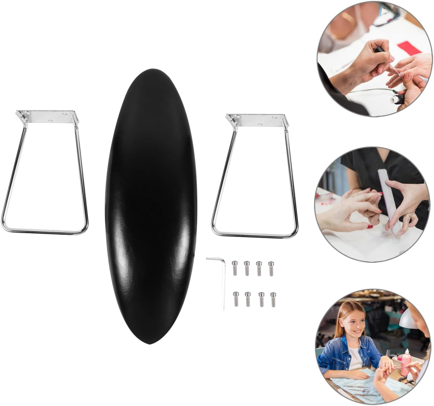 SHERCHPRY Portable Nail Hand Pillow Arm Rest Stylish Manicure Accessory Comfortable for Nail Salons Artists