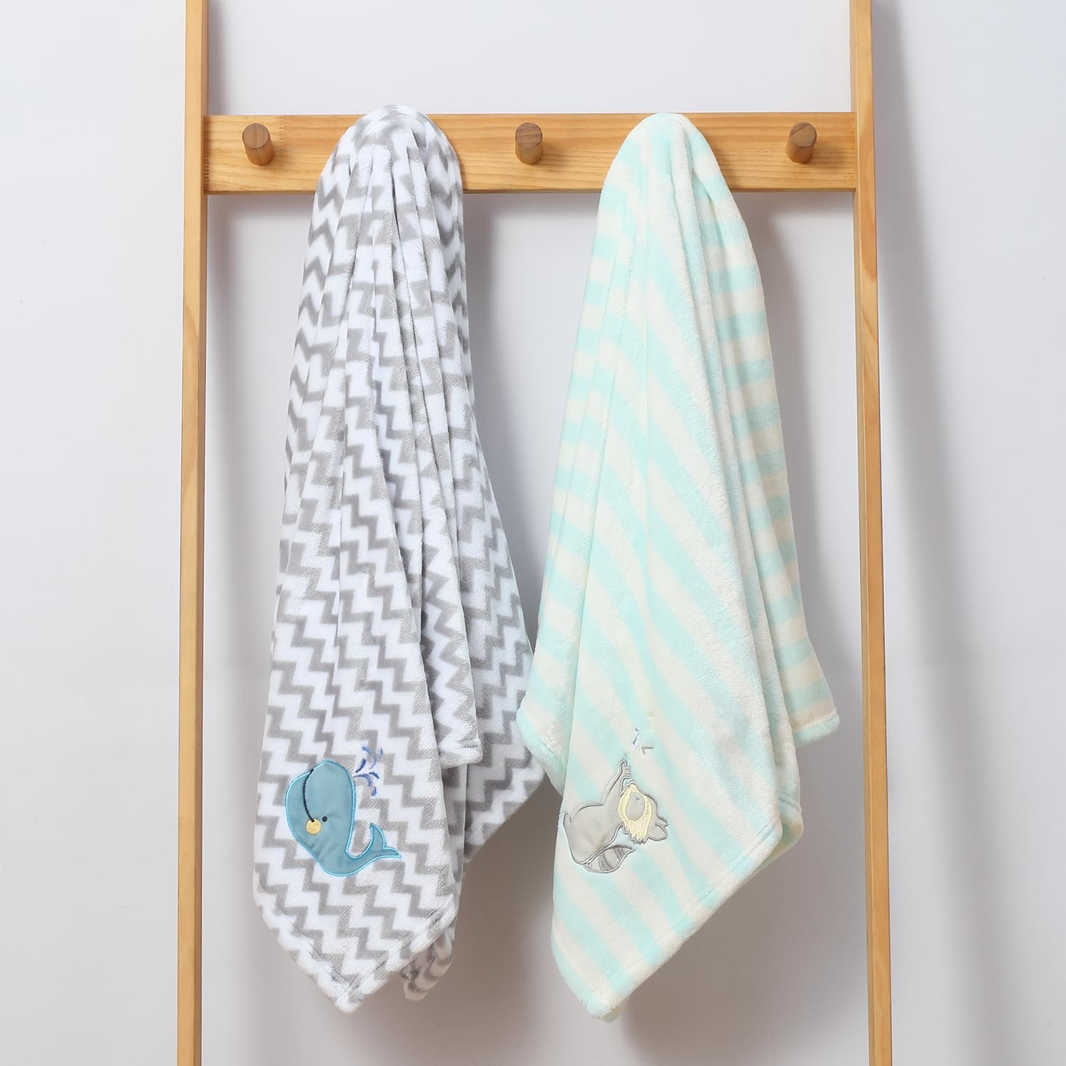 CREVENT 76X102Cm Cute Cozy Fluffy Warm Baby Blanket for Girls Boys Infants Toddlers' Bedding Crib Cot Stroller, Baby Shower Newborn - Racoon image number 1