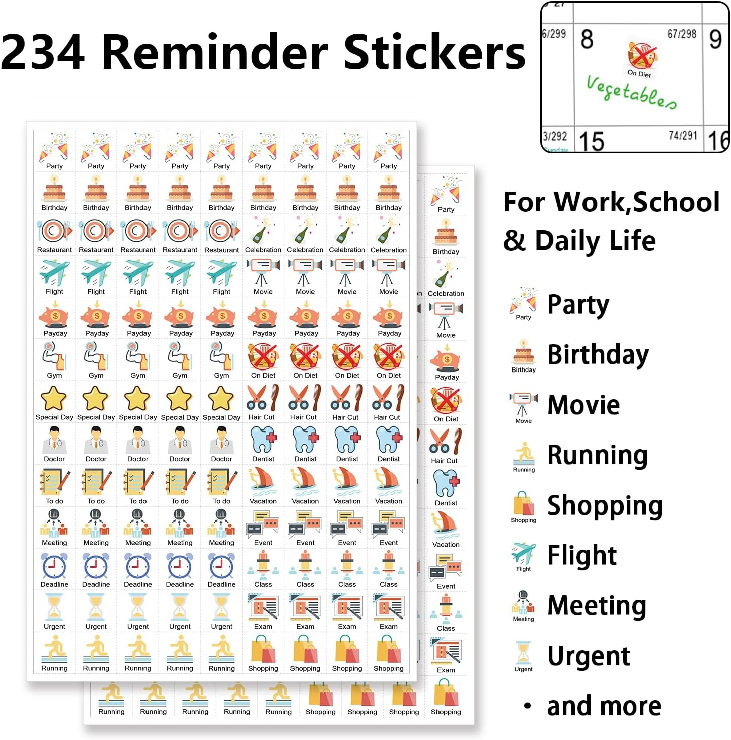 Mokani Desk Calendar 2026-2027, Small Monthly Desktop Calendar 2026 from Jan.2026 to Jun.2027, Academic Year Standing Desk Calendars with Stickers(8"X6") image number 2