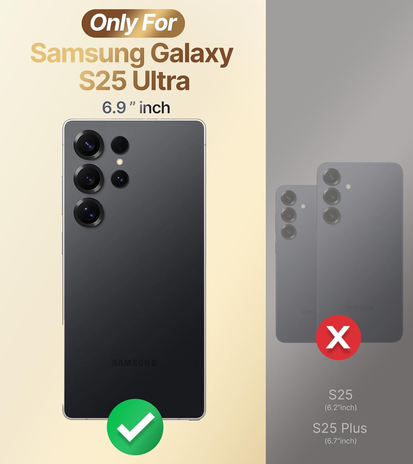 XYZ for Galaxy S25 Ultra Case with Stand, for Samsung Galaxy S25 Ultra Case with Double Ring Kickstand, Women Girls Cute Love-Heart Bling Luxury Protective Phone Case for Samsung S25 Ultra, White image number 3