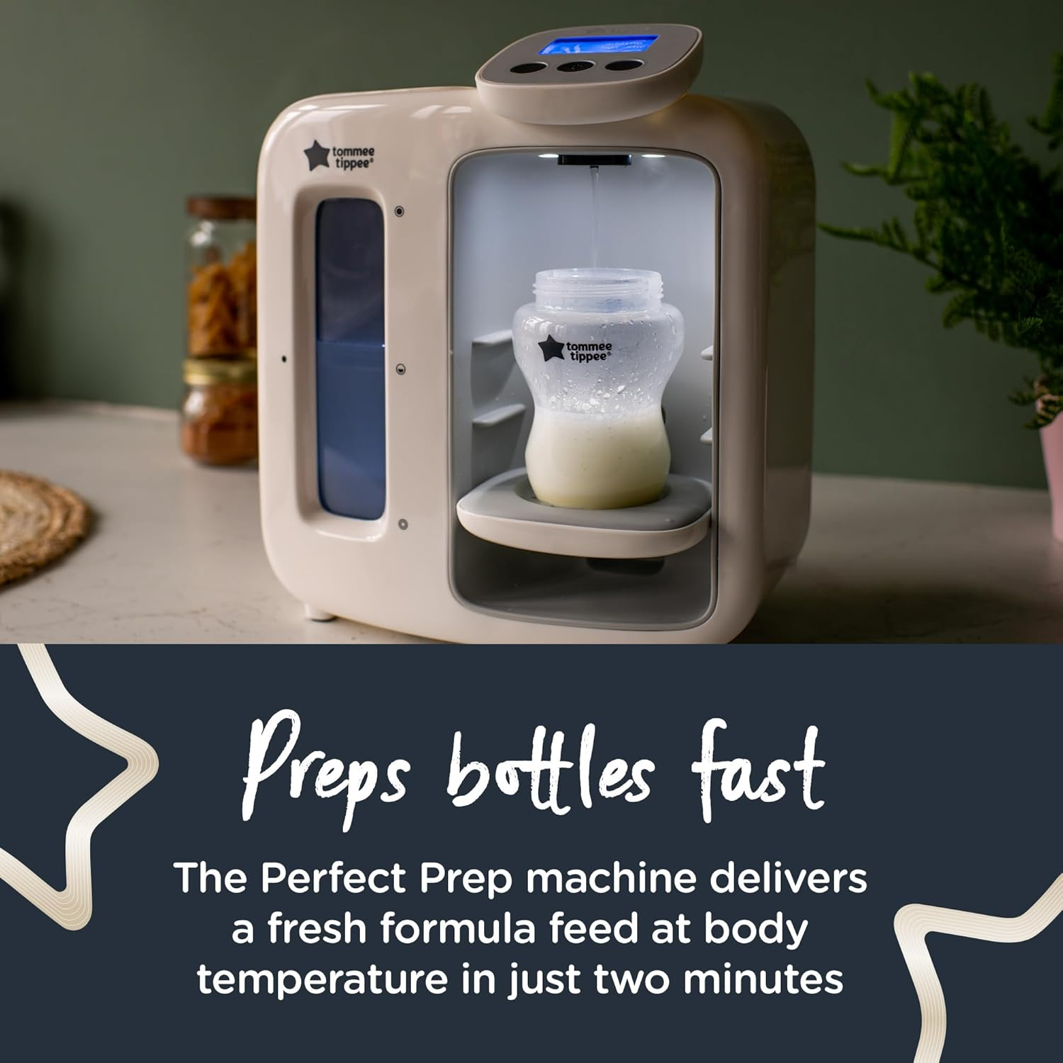 Tommee Tippee Perfect Prep Day and Night Machine Instant and Fast Baby Bottle Maker Bundles Includes 2X Antibacterial Filters, White image number 5