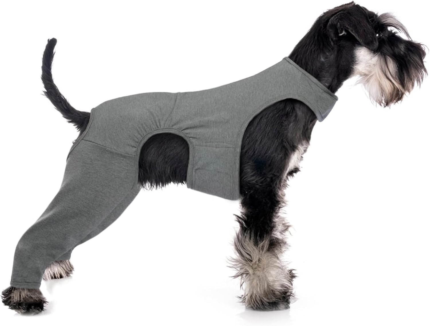 Hjyokuso Recovery Suit for Dogs, Dog Surgery Suit, Dog Leg Surgery Recovery Suit, Lick Sleeve for Dogs Rear Leg, Dog Elbow Protector, Dog Sleeve to Prevent Licking Bite, Avoids Wound Infection - M image number 2