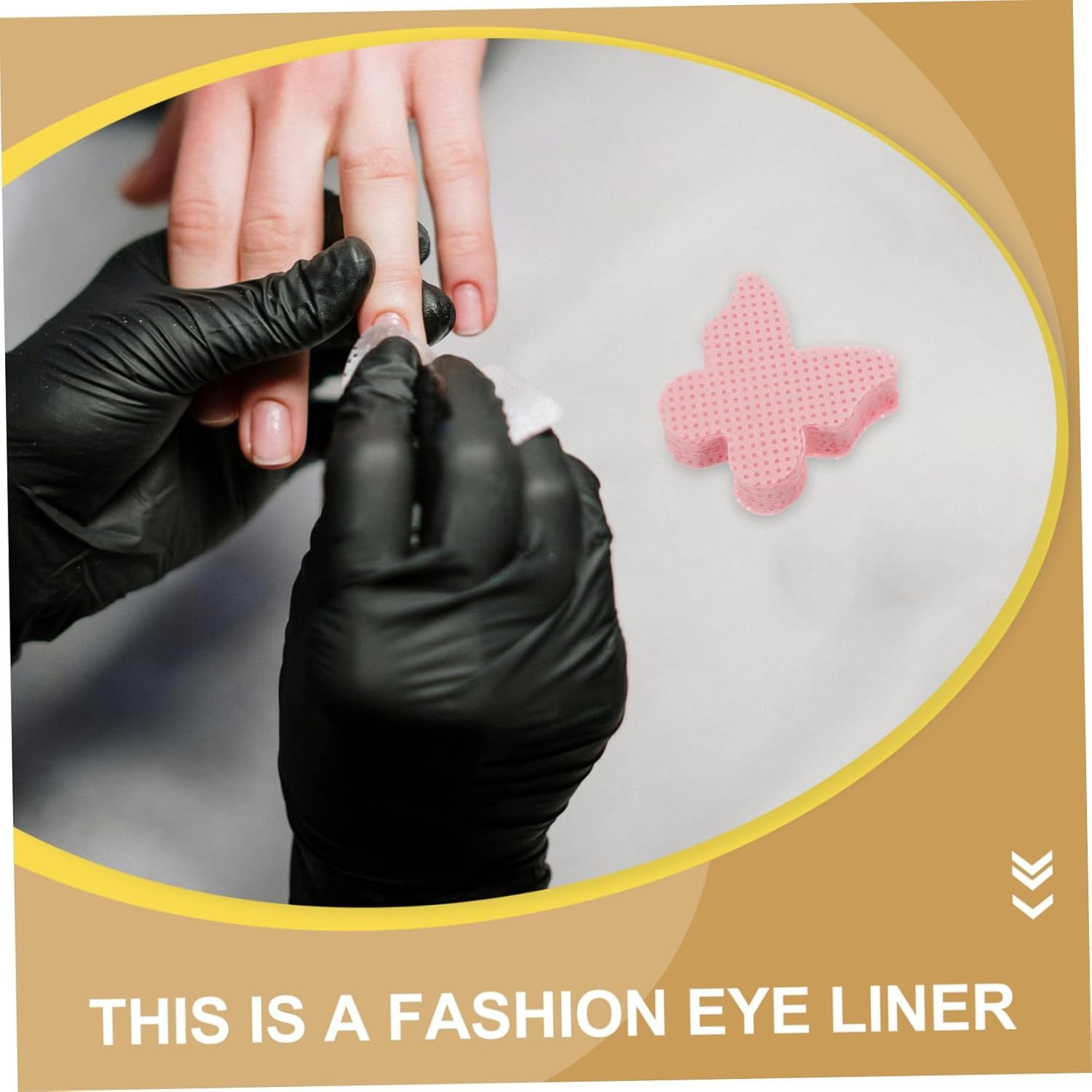 WRITWAA 200Sheets Alcohol Nail Wipes Gel Nail Polish Remover Lint Cotton Cleaning Pads image number 2