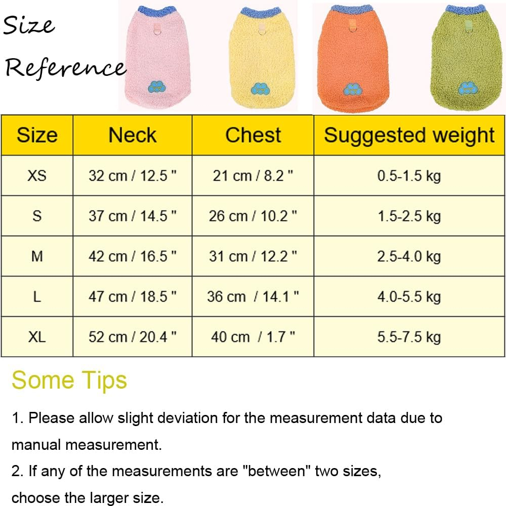 FUNAT Comfortable Plush Cat Clothes, Winter Thick Soft and Warm Pet Clothing, Thick Cat Shirt for Winter, Cold Weather Cat Clothes, Soft Kitten Sweater image number 4