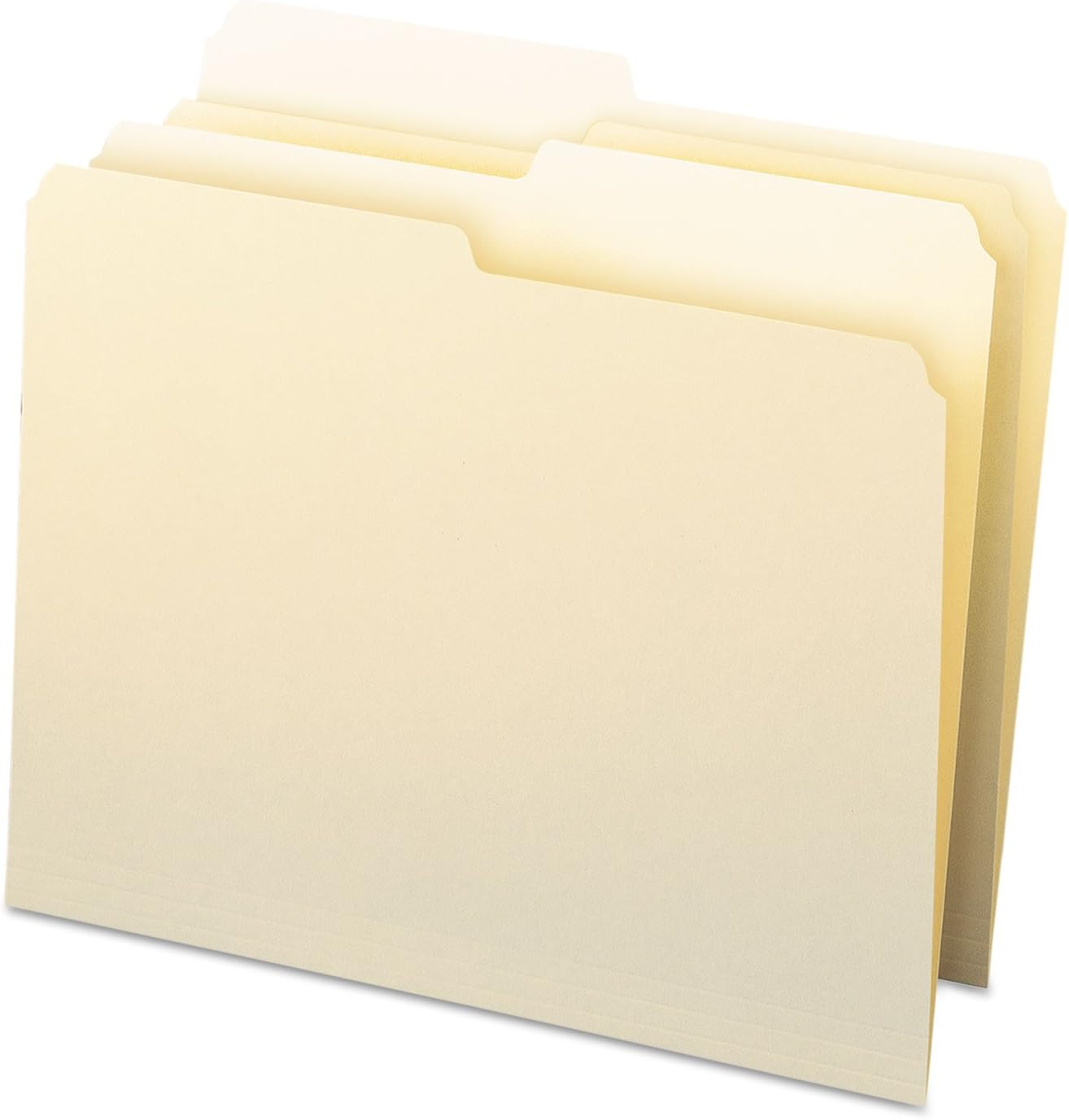 Smead File Folder, 1/2-Cut Tab, Assorted Positions, Letter Size, Manila, 100 per Box (10320) image number 3