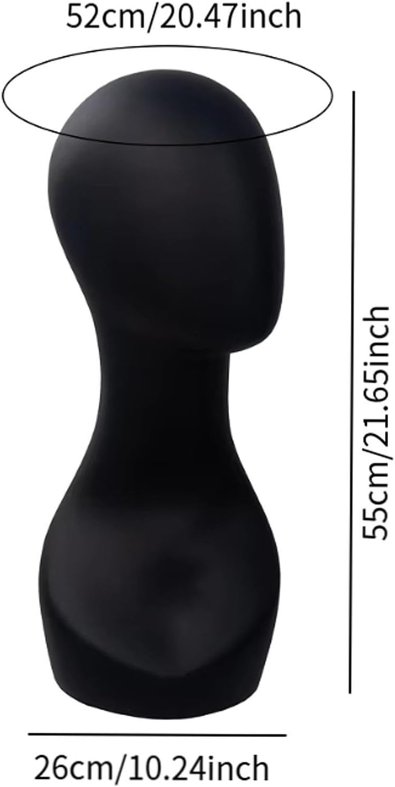 Eigell Mannequin Head Wig Head Women Model Styling Making Display Holder for Headdress Wigs Masks image number 5