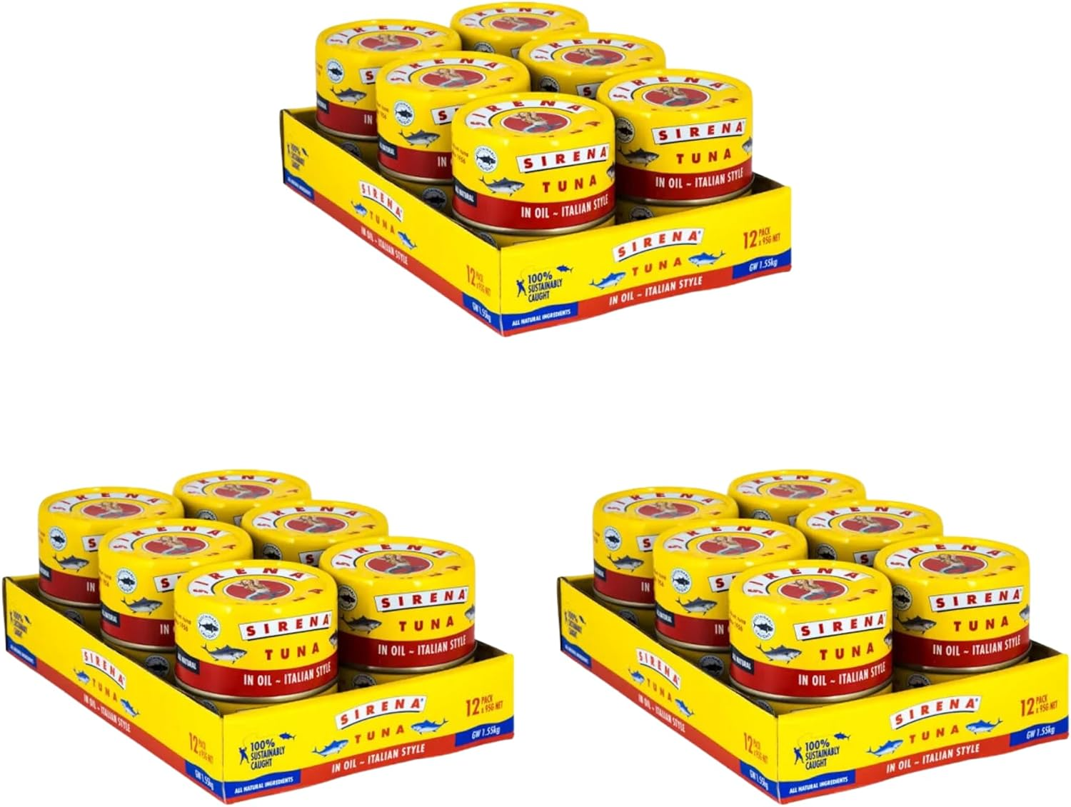 Sirena Tuna in Oil 95 G (Pack of 36) image number 2